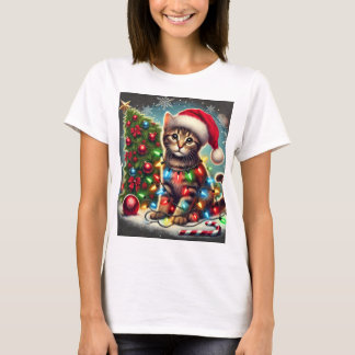 Camiseta Gato en el árbol