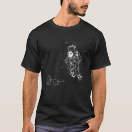 Camiseta Gato en el espacio