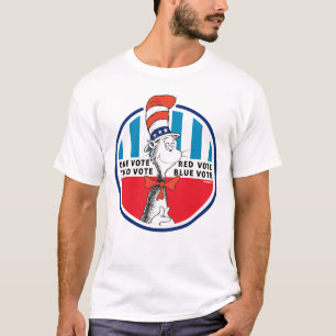 Camiseta Gato en el Gorra   Una Votación, Dos Votaciones