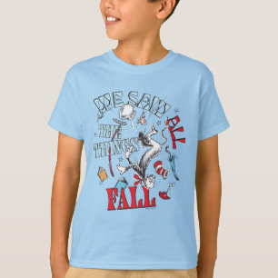 Camiseta Gato en el Gorra   Vimos caer todas las cosas