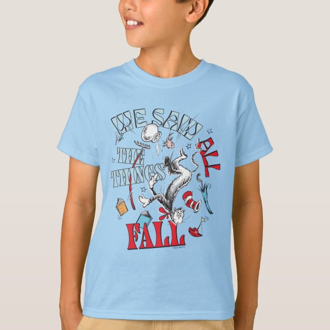 Camiseta Gato en el Gorra | Vimos caer todas las cosas (Anverso)