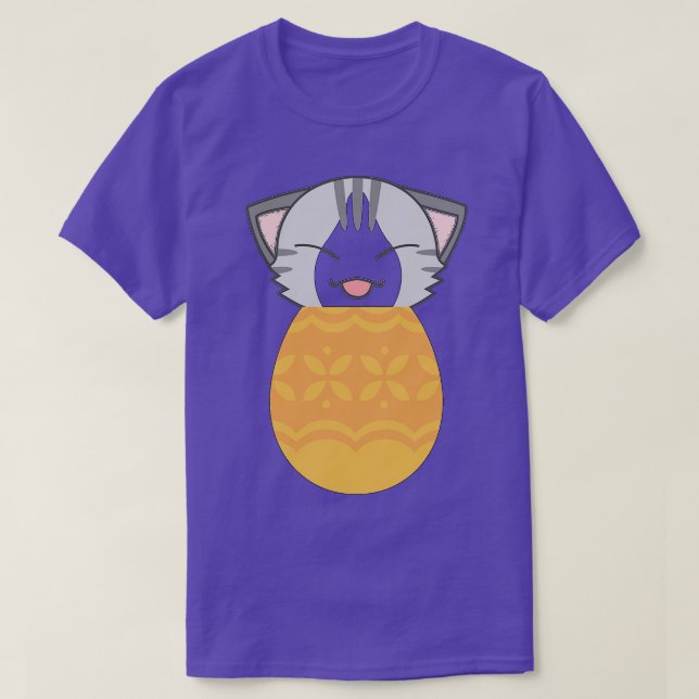 Camiseta gato en el huevo 7 (Diseño del anverso)