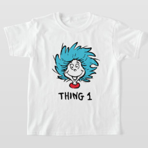Camiseta Gato en el sombrero Cosa Uno