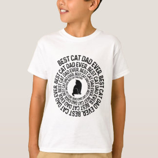 Camiseta Gato en espiral papá - Mejor papá gato papá jamás