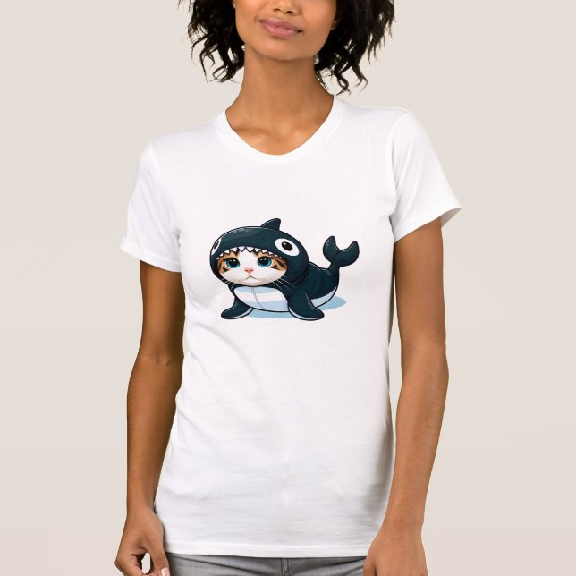 Camiseta Gato en estufa de orca (Anverso)