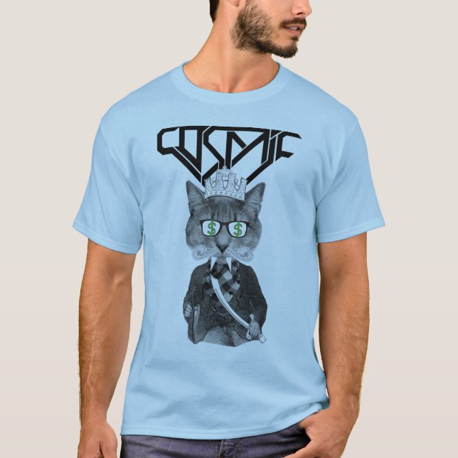 Camiseta Gato en la acción (Anverso)