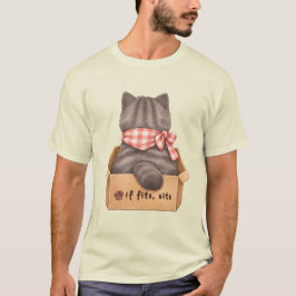 Camiseta Gato en la Caja