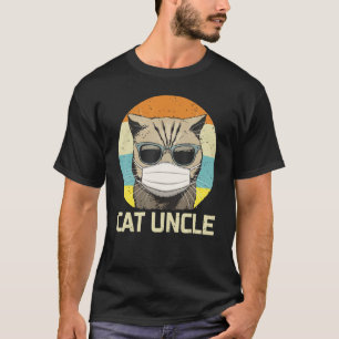 Camiseta Gato en la cara Máscara Gafas de sol Cuarentena Gr