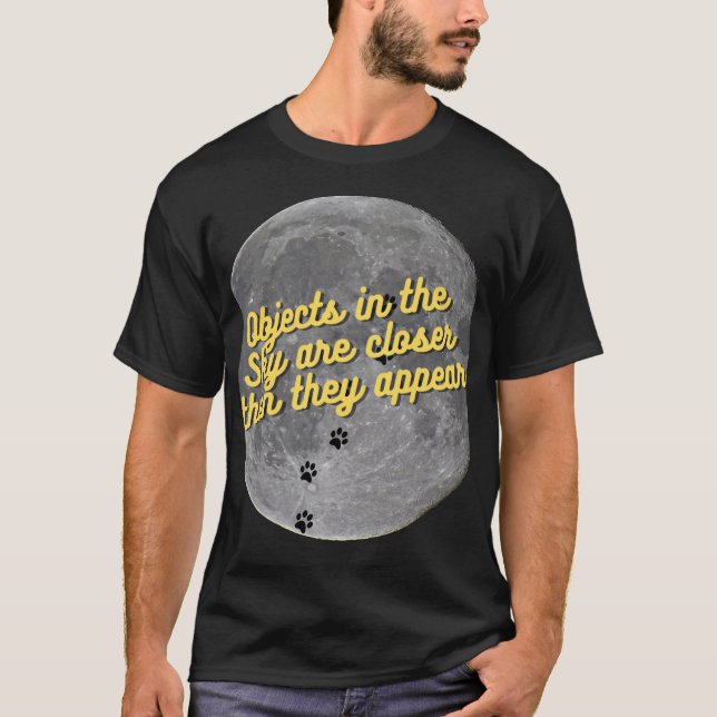 Camiseta Gato en la luna (Anverso)