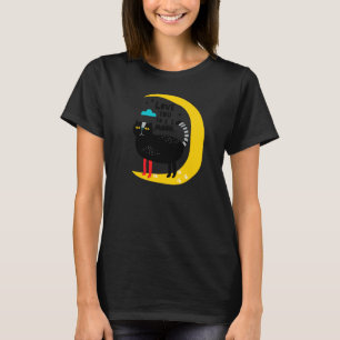 Camiseta Gato en la luna