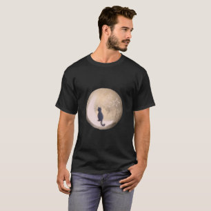 Camiseta gato en la luna