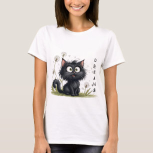 Camiseta Gato en la tierra de los fluorados deliones