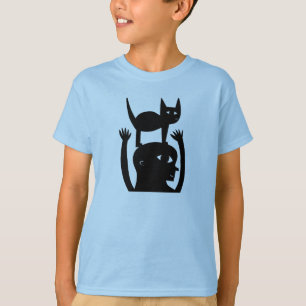 Camiseta Gato en mi cabeza