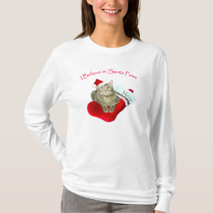 Camiseta Gato en Navidades