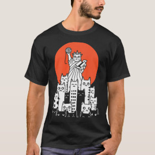 Camiseta Gato en Nueva York, Nueva York, Estados Unidos, Pa