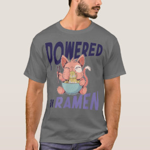 Camiseta Gato en polvo Ramen Anime Noodles Kawaii Japonés S