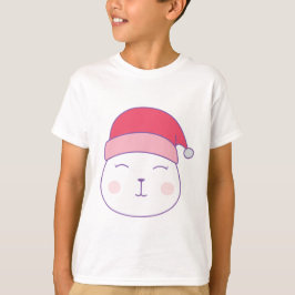 Camiseta gato en santa claus navidades gorra T-Shirt