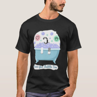Camiseta Gato en tiempo de burbujas perfecto