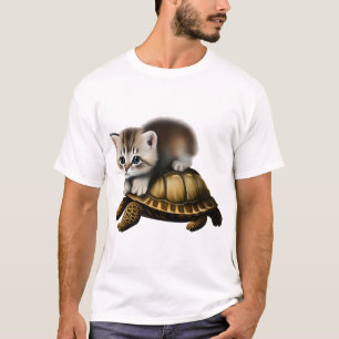 Camiseta Gato en tortuga Copiar Copiar