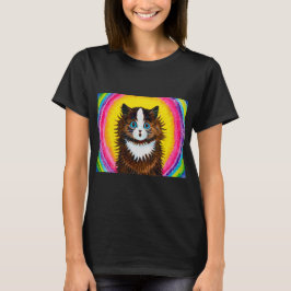 Camiseta Gato en un arcoiris, Louis Wain