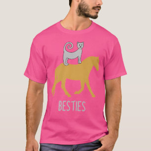 Camiseta Gato En Un Caballo Aburra A Gato Dama De Caballos