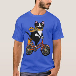 Camiseta Gato en una bicicleta