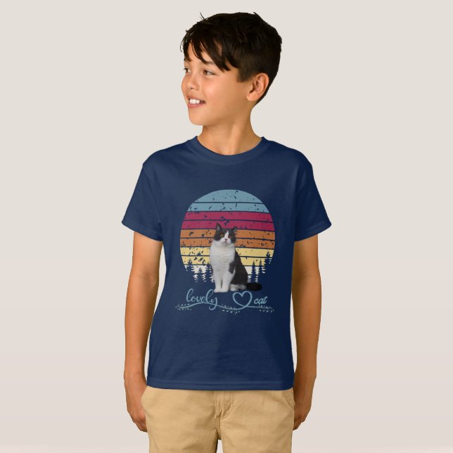 Camiseta Gato encantador (Anverso completo)