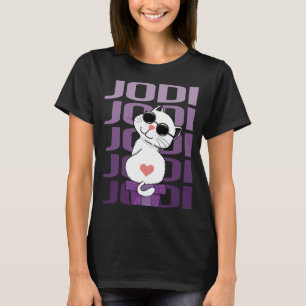 Camiseta Gato encantador - Nombre Jodi