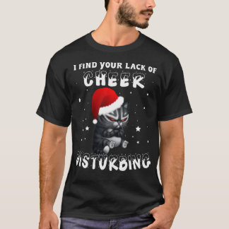 Camiseta Gato, Encuentro Su Falta De Navidades Alegres
