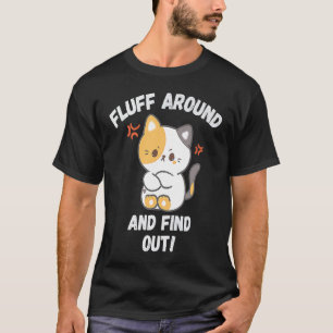 Camiseta Gato Enfadado Mamá Gata Abuela Gata Revolotea Y De
