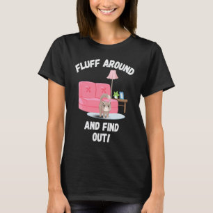 Camiseta Gato Enfadado Mamá Gato Abuela Señora Gato Fluff A