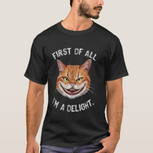 Camiseta Gato Enfadado Sarcástico Delicioso Ante Todo Kit