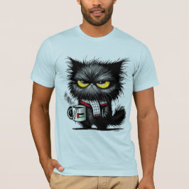 Camiseta Gato enojado