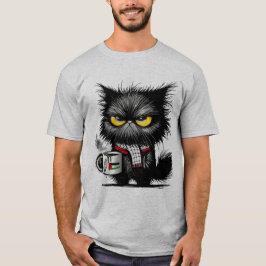 Camiseta Gato enojado