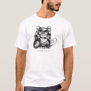 Camiseta Gato enojado