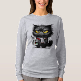 Camiseta Gato enojado