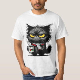 Camiseta Gato enojado