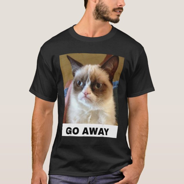 Camiseta Gato Enojado (Anverso)