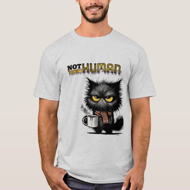 Camiseta Gato enojado (Anverso)