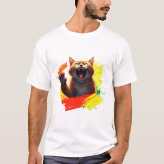 Camiseta gato enredadero