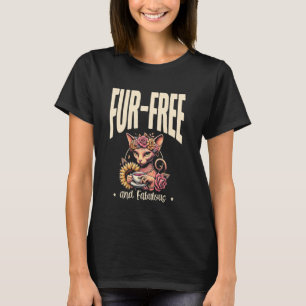 Camiseta Gato Entusiasta Felino Sin Piel y Fabuloso Gatito