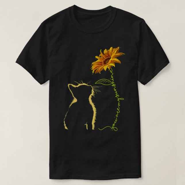Camiseta Gato, Eres Mi Gato Sunshine (Diseño del anverso)