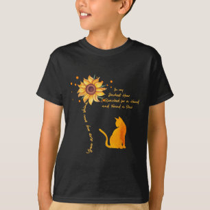 Camiseta Gato, Eres Mi Girasol Sunshine En Mi Ho Más Oscura