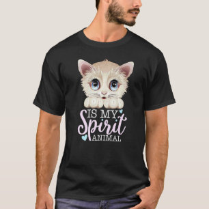 Camiseta Gato Es Mi Animal Espiritual I Gatito I Miau I Gat