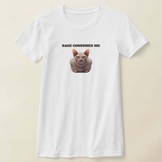 Camiseta Gato Esfinge Furioso (Distribución)