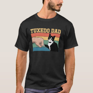 Camiseta Gato Esmoquin Papá Amante del Gato Esmoquin