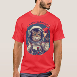 Camiseta Gato espacial