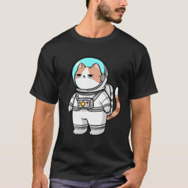 Camiseta Gato espacial