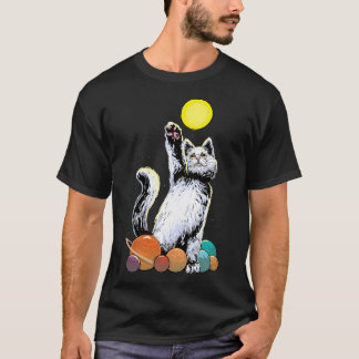 Camiseta Gato espacial