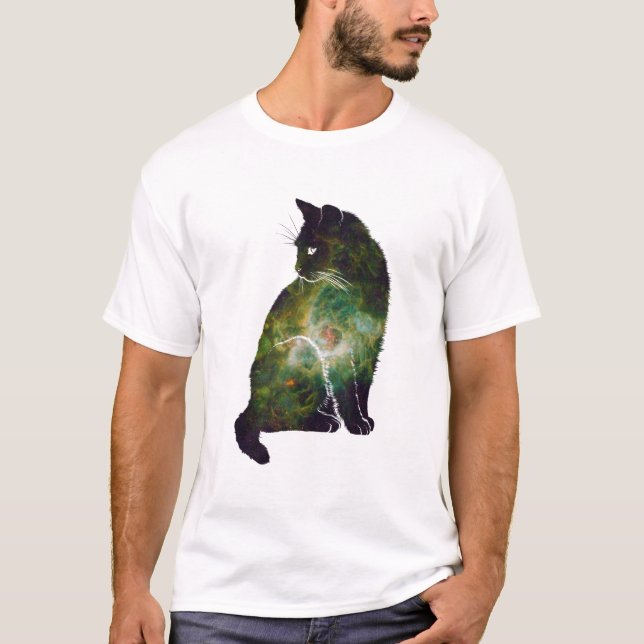 Camiseta Gato espacial (Anverso)